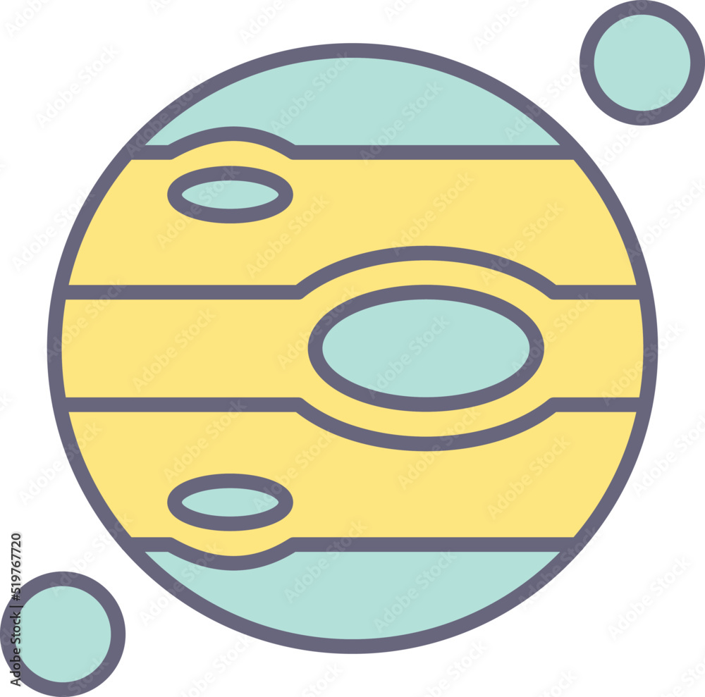Obraz premium Jupiter Icon