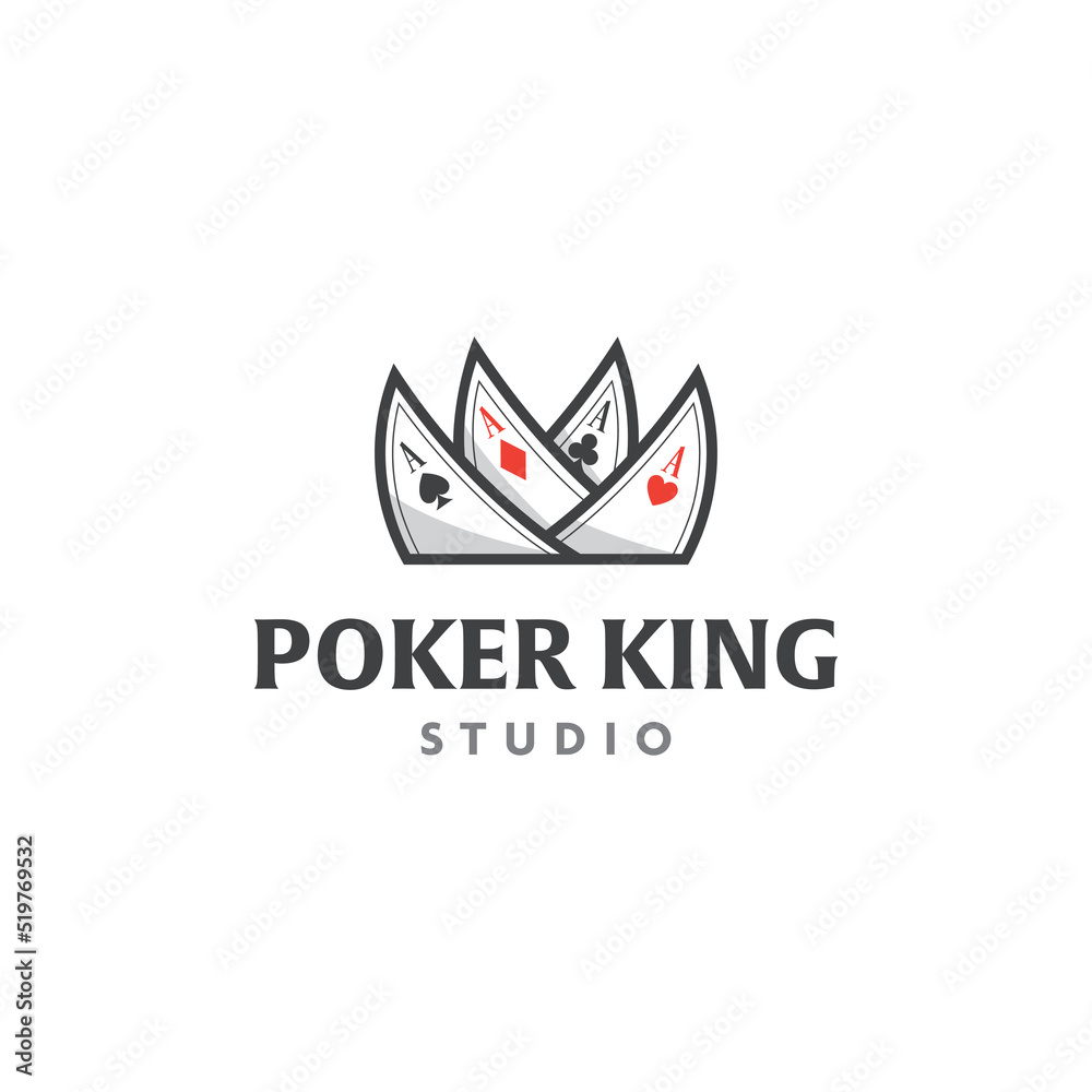 Obraz premium Poker King Logo