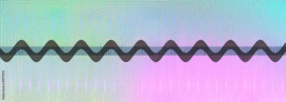 Abstract wavy multicolored background image.