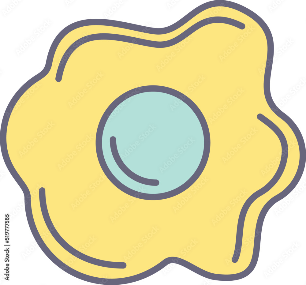 Fried egg Icon Fried egg Icon