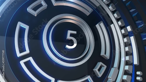 3D Platform Countdown Opener 4K