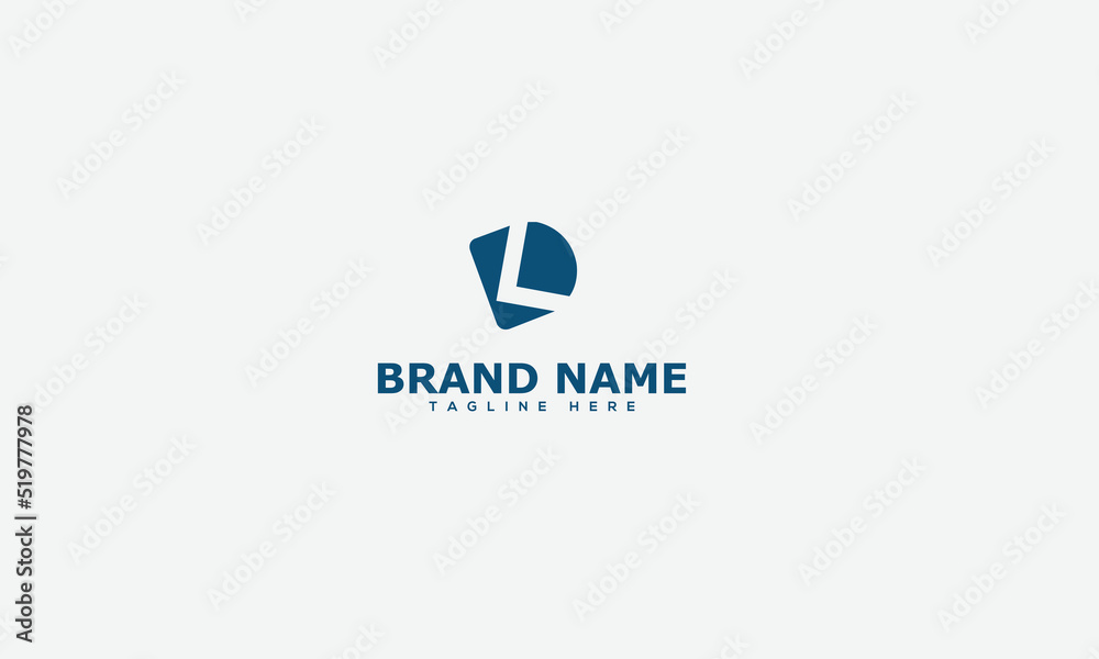 Logo design letter DL . Elegant modern. Vector template. - obrazy, fototapety, plakaty 