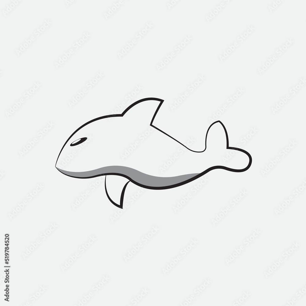 whale line art minimalize logo concept. whale line art minimalize logo concept.