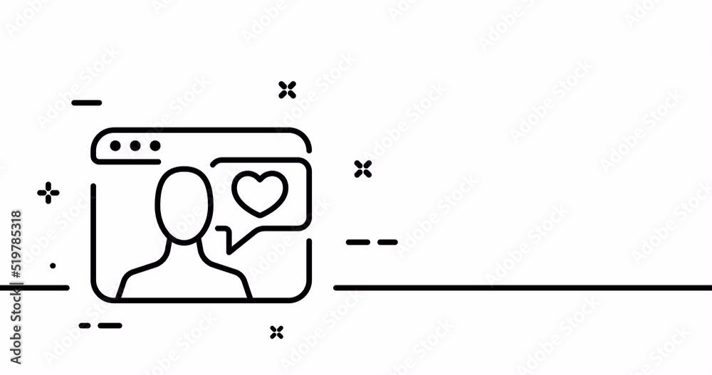 Meeting website. Like, heart, sympathy, account, wedding, anniversary ...