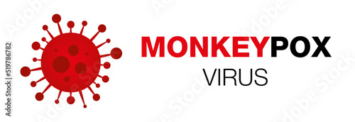Monkey POX disease Pandemic warning vector illustration. Virus outbreak situation.