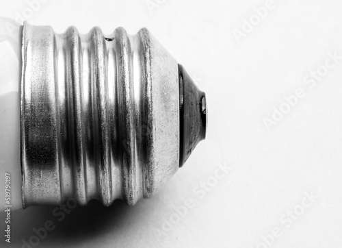 closeup photo of screw base of light bulb photo