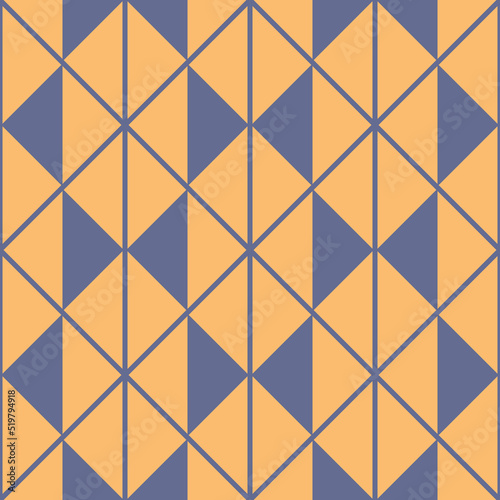 Geometry triangle shape seamless pattern yellow beige delicate color