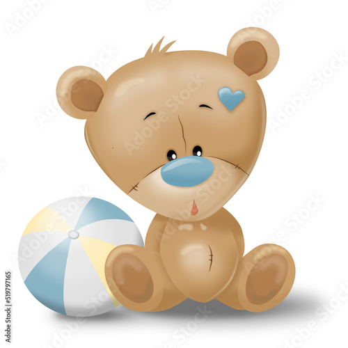 Plush funny bear