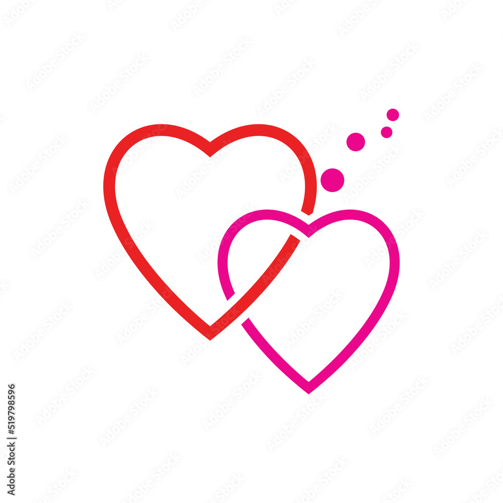 Beauty Love Vector icon illustration design Template