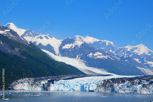 Harvard Glacier is a large tidewater glacier in the Alaska's Prince William Sound © bummi100