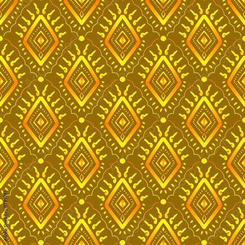 thai art pattern