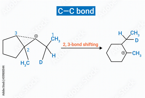 C-C bond (5) migration it would be converted into 6-membered ring.