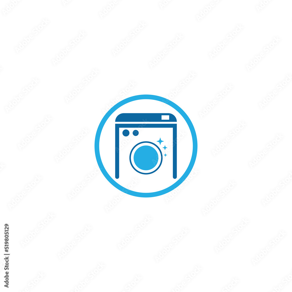 laundry logo icon with vector illustration template laundry logo icon with vector illustration template