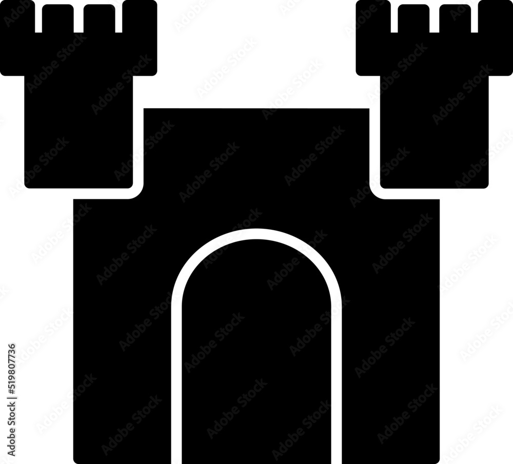 Unique Castle Vector Icon Unique Castle Vector Icon