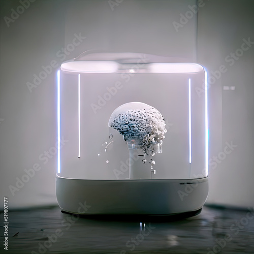 AI brain in a jar