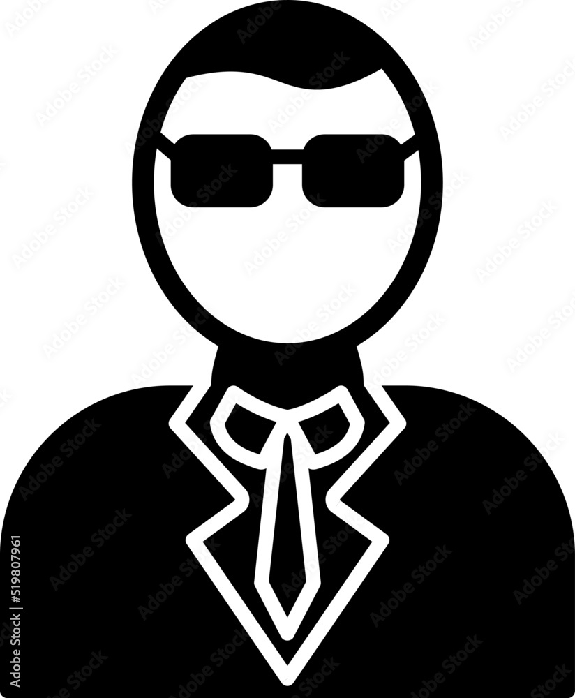 Casino Manager Vector Icon Casino Manager Vector Icon