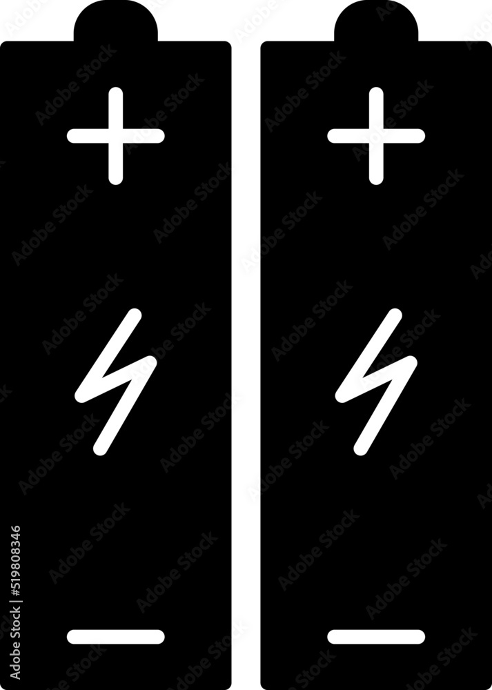 Fototapeta premium Batteries Vector Icon