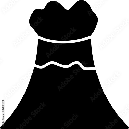 Volcano Vector Icon