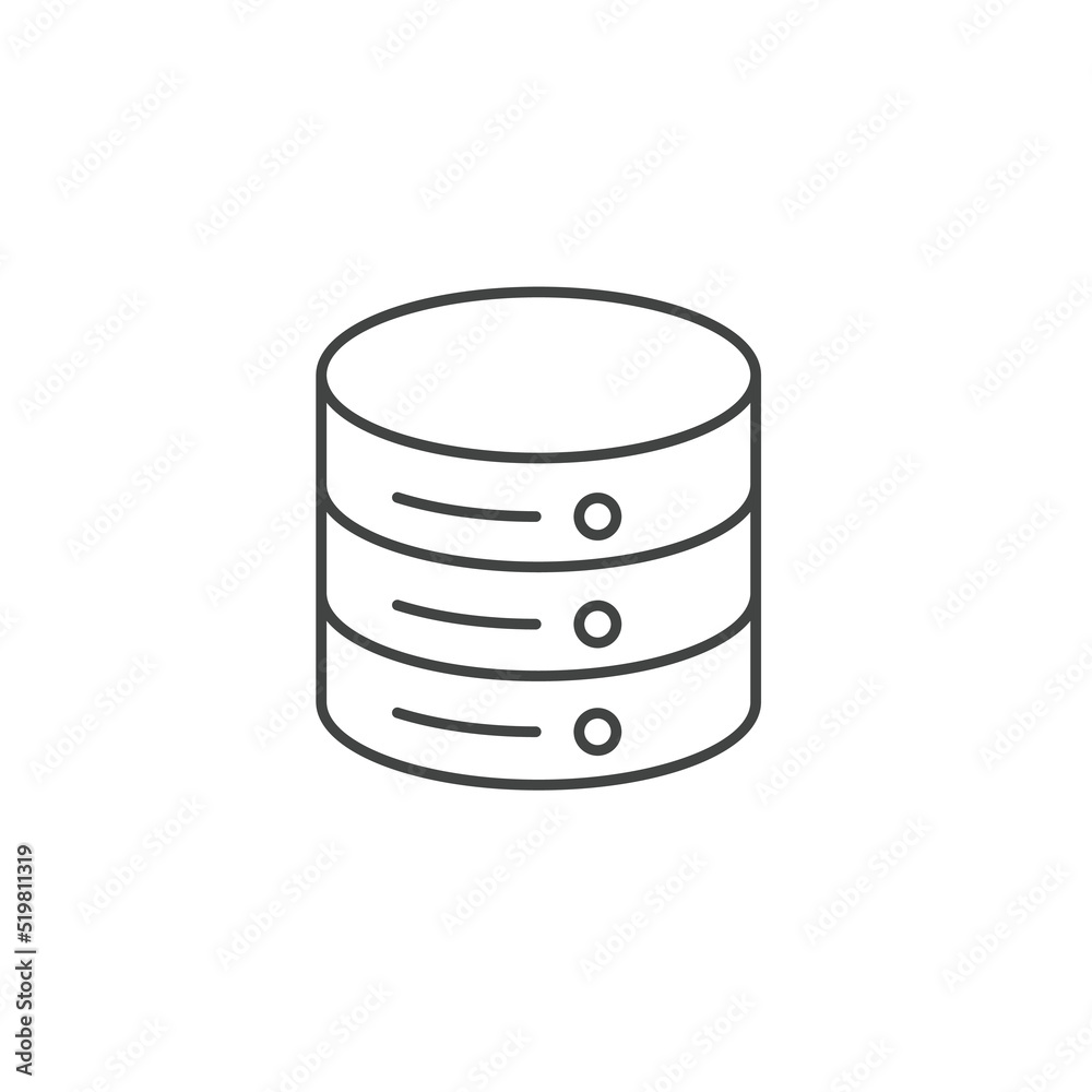 database icons symbol vector elements for infographic web database icons symbol vector elements for infographic web