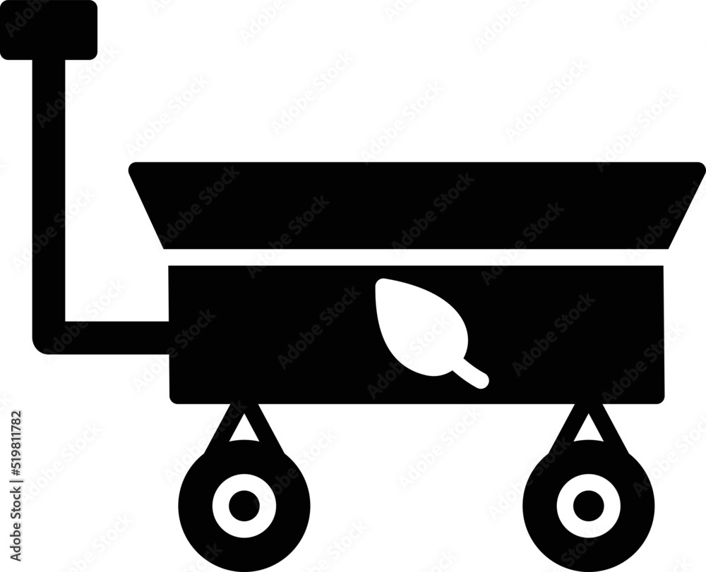 Garden Cart Icon Garden Cart Icon