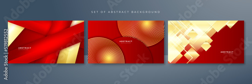 Abstract red and gold soft background