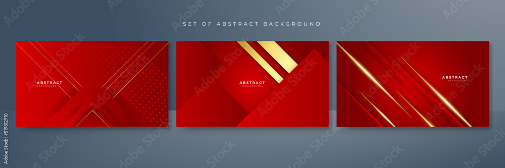 Abstract red and gold soft background