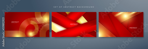 Abstract red and gold soft background