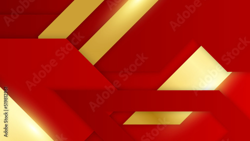 Abstract red and gold soft background
