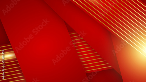 Abstract red and gold soft background