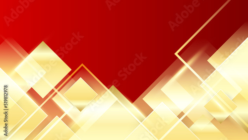 Abstract red and gold soft background