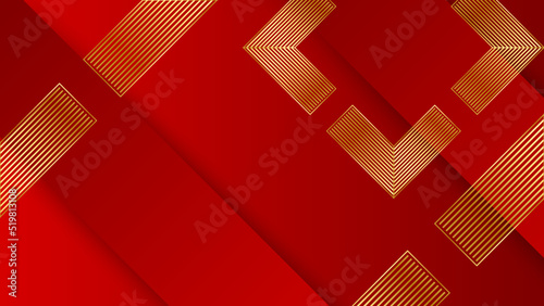 Abstract red and gold soft background