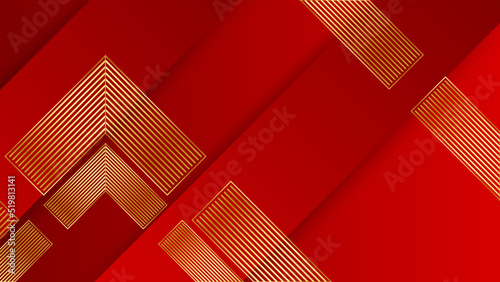 Abstract red and gold soft background