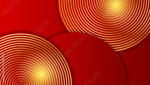 Abstract red and gold soft background