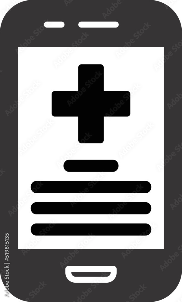 Fototapeta premium Smartphone Icon