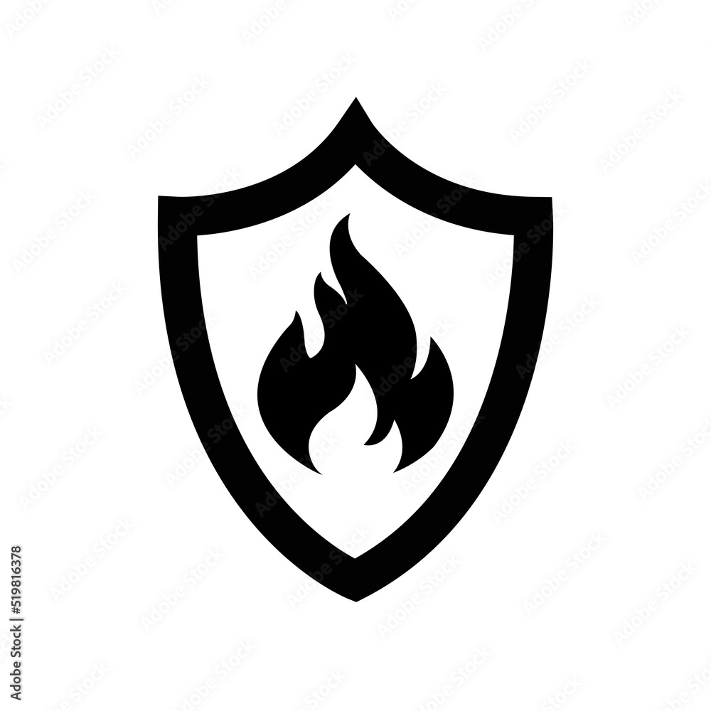 Shield with fire sign. fire shield Vector icon. Vector shield icon. Protection icon. Shield vector icon. Shield with fire sign. fire shield Vector icon. Vector shield icon. Protection icon. Shield vector icon.