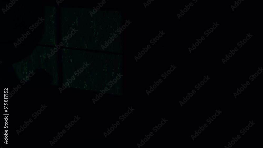 Red floor lamp on the background of a wall with green wallpaper. Night lighting. Turning on the lamp. Animation. 3d rendering. screen looping animated background Red floor lamp on the background of a wall with green wallpaper. Night lighting. Turning on the lamp. Animation. 3d rendering. screen looping animated background