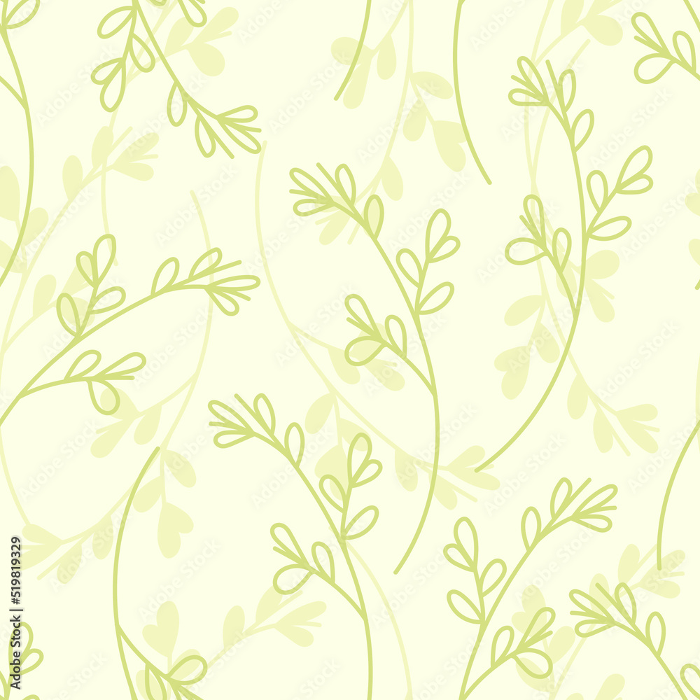 Seamless pattern with multicolored branches Seamless pattern with multicolored branches