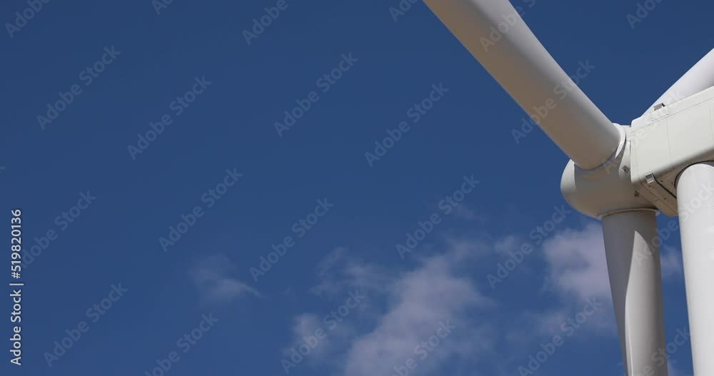 A wind turbine wind-powered electrical generators kinetic energy of wind into electrical energy network technology digital background connection
