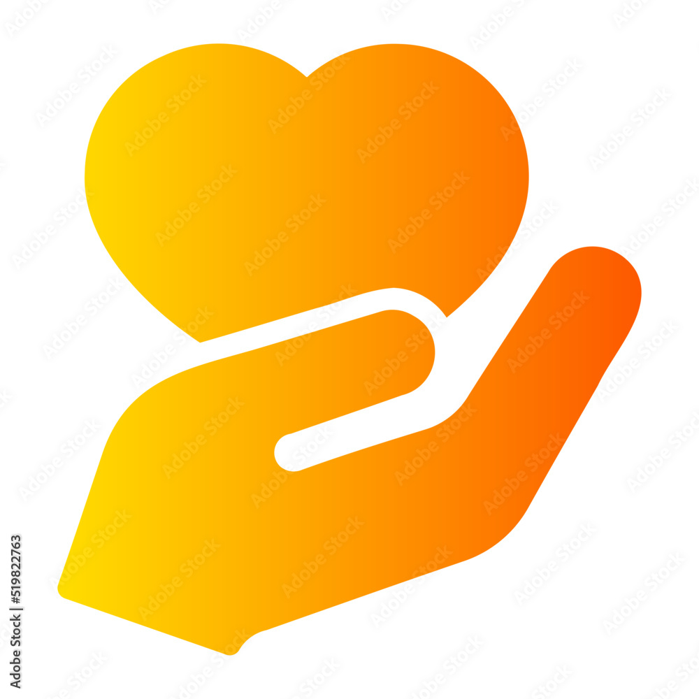 care gradient icon care gradient icon