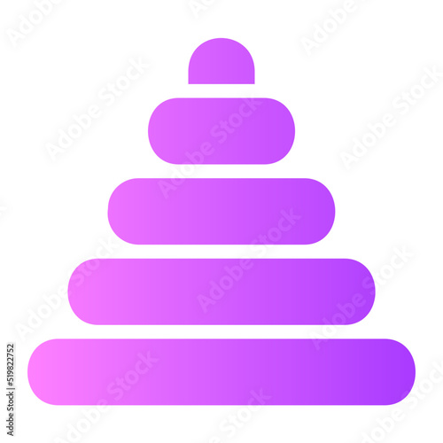 baby toy gradient icon