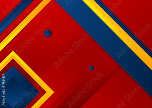 Abstract colorful geometric shapes background