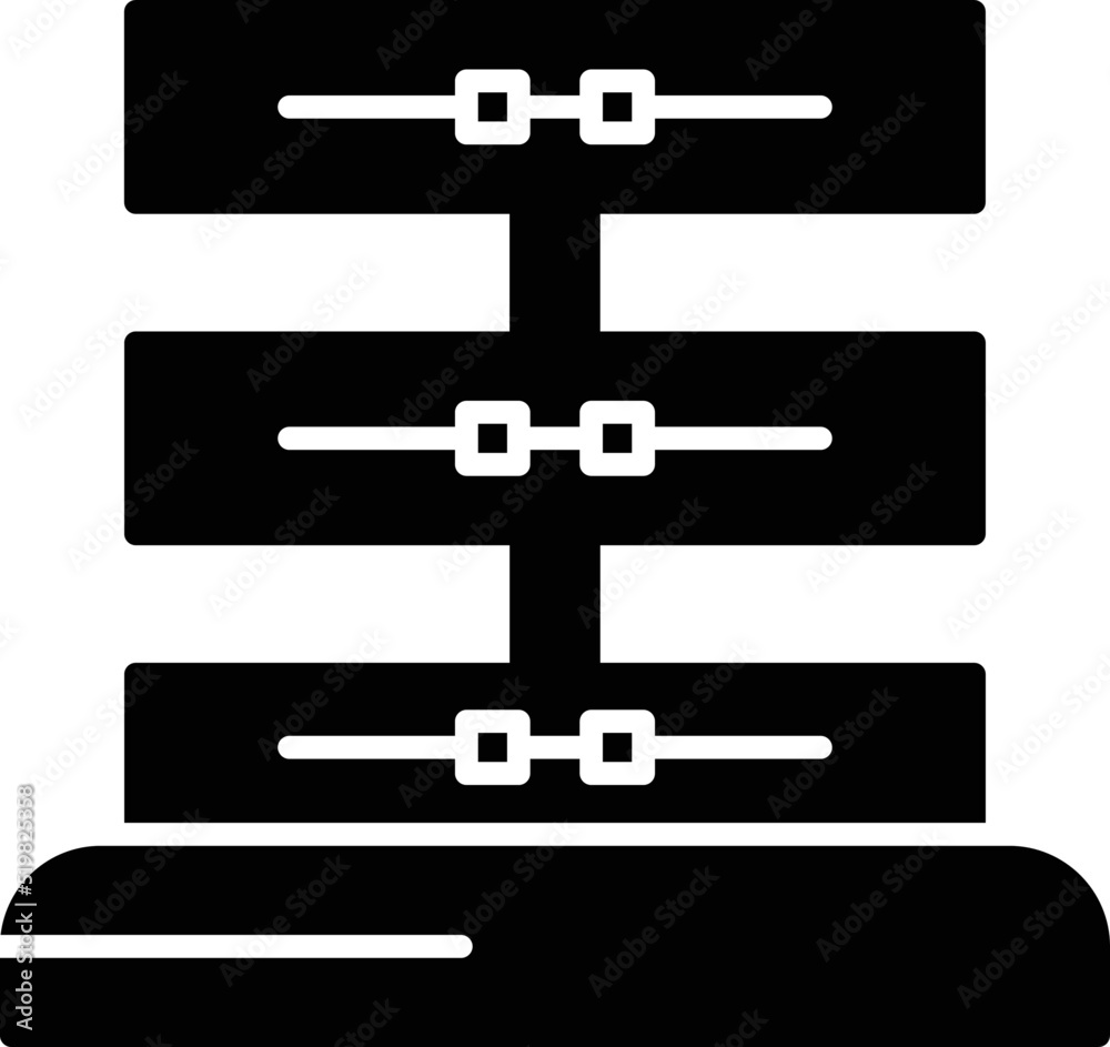 Obraz premium Glyph icon