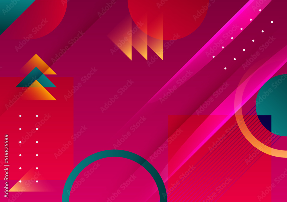 Abstract colorful geometric shapes background Abstract colorful geometric shapes background
