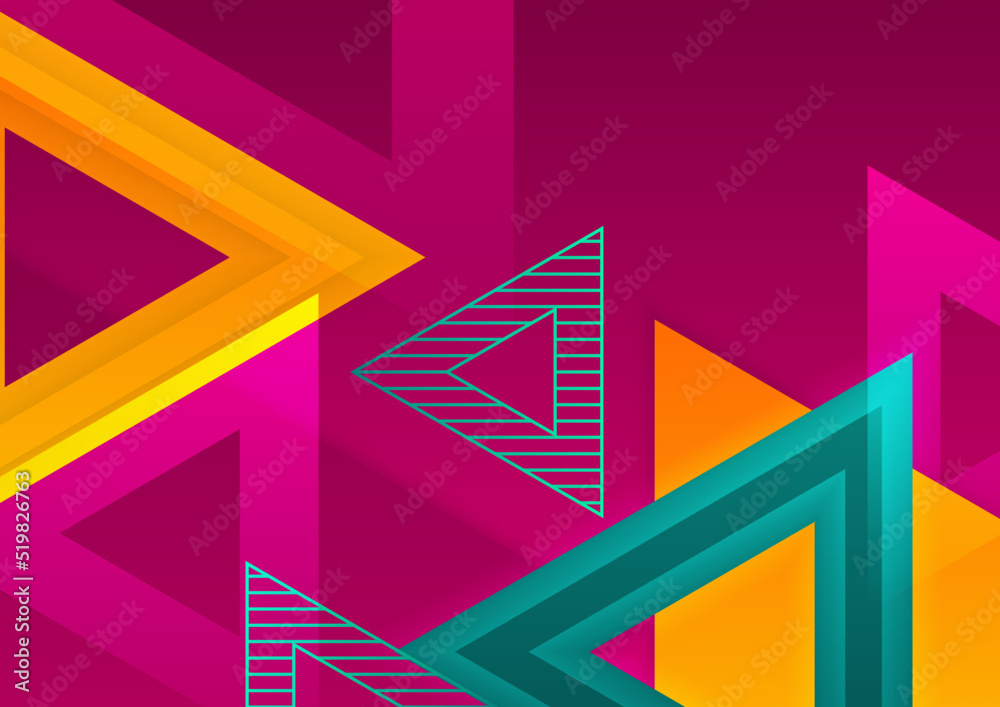 Abstract colorful geometric shapes background Abstract colorful geometric shapes background