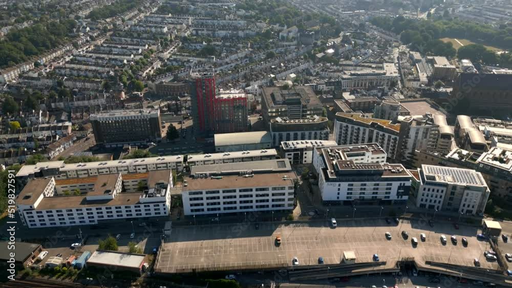 Aerial video Round Hill Brighton UK Aerial video Round Hill Brighton UK