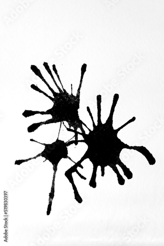 black ink splat