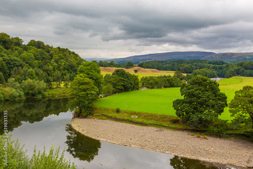 Landscape in The South Lakeland , Cumbria, England, UK.