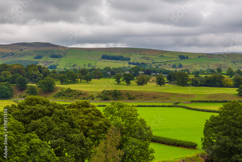 Landscape in The South Lakeland   Cumbria  England  UK.