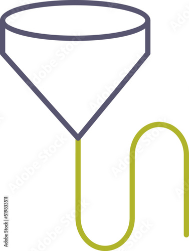 Unique Beer Bong Vector Icon