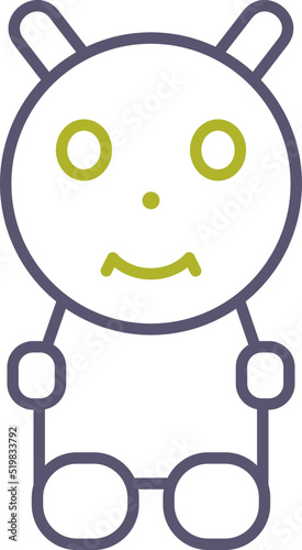 Unique Toys Vector Icon